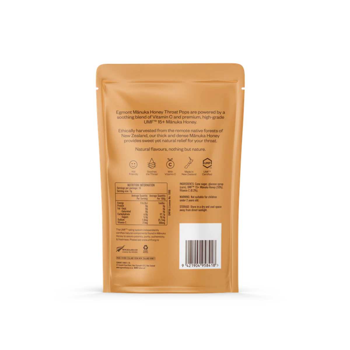 Manuka-Honig Halsbonbons - 10er-Beutel