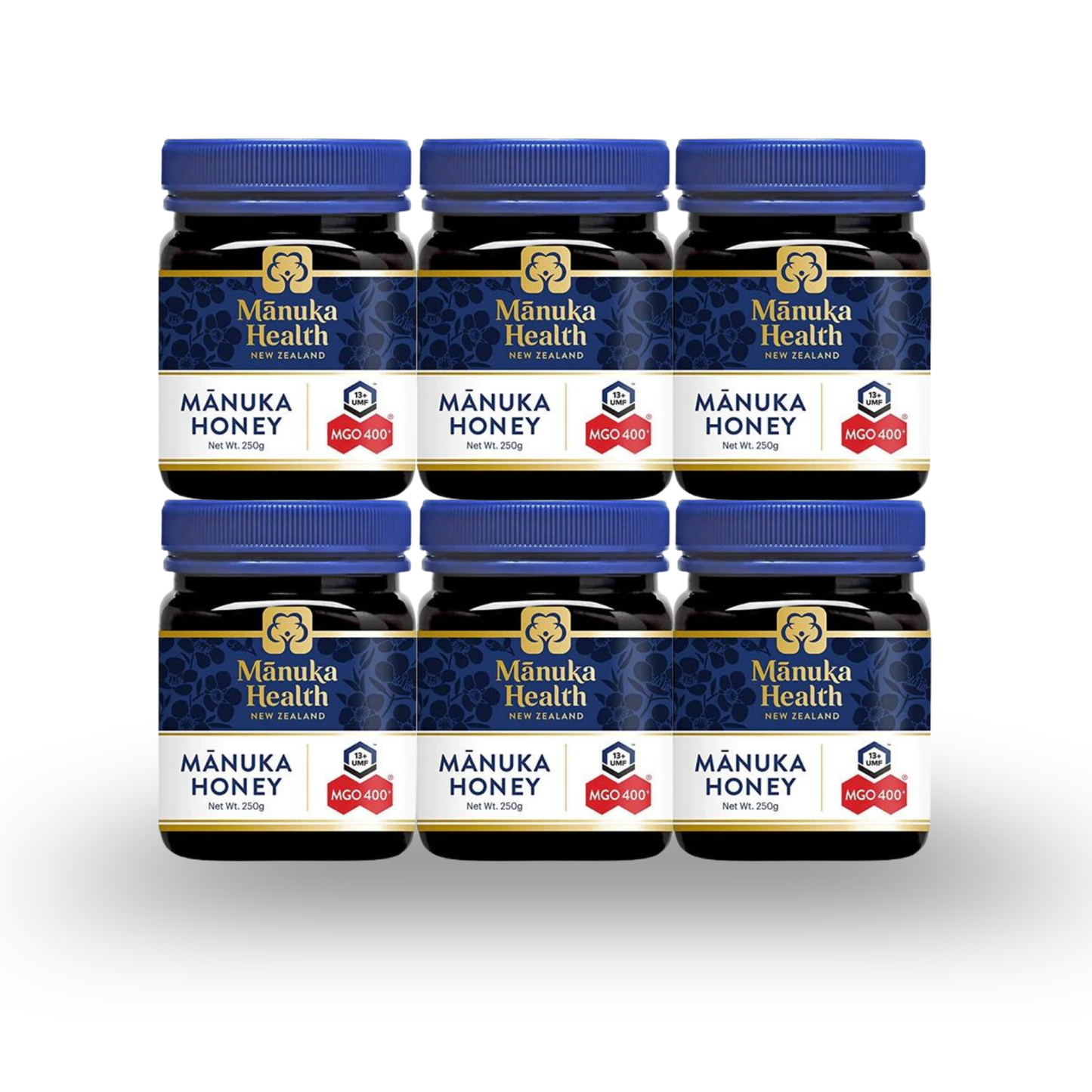 Manuka-Honig MGO 400+ (UMF 13+) 250g - 6er-Pack
