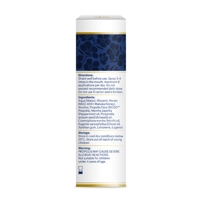 Manuka-Honig und Propolis Rachenspray